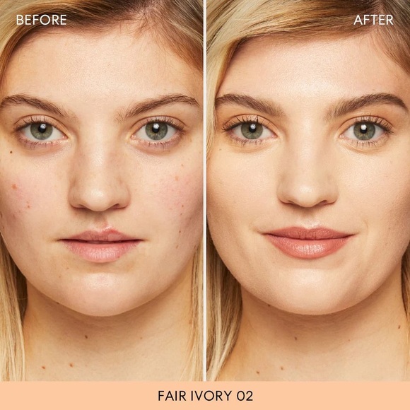 2-for-1 bareMinerals Liquid Mineral Foundation Fair Ivory 02 + Prime Time Primer - Picture 3 of 16